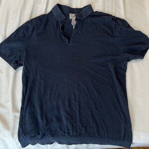 H&M Dark Navy Blue Polo Shirt